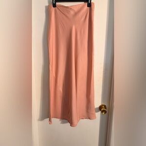 Zara Elegant Peach Maxi Skirt NWT